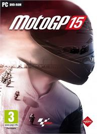 Box cover for MotoGP 15 on the Microsoft Windows.