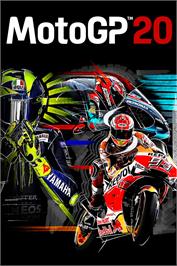 Box cover for MotoGP 20 on the Microsoft Windows.
