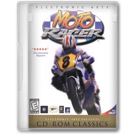 Box cover for Moto Racer on the Microsoft Windows.