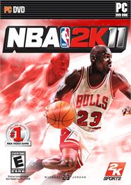 Box cover for NBA 2K11 on the Microsoft Windows.