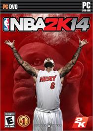 Box cover for NBA 2K14 on the Microsoft Windows.