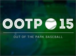 Box cover for Out of the Park Baseball 15 on the Microsoft Windows.