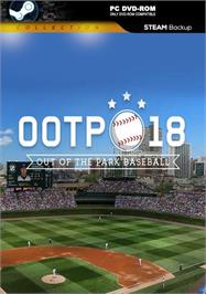 Box cover for Out of the Park Baseball 18 on the Microsoft Windows.