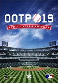 Box cover for Out of the Park Baseball 19 on the Microsoft Windows.