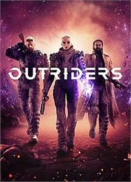 Box cover for Outriders on the Microsoft Windows.