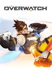 Box cover for Overwatch on the Microsoft Windows.
