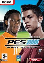 Box cover for PES 2008 - Pro Evolution Soccer on the Microsoft Windows.