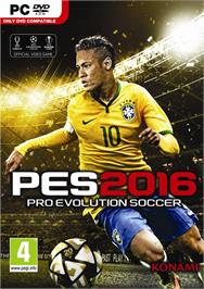 Box cover for PES 2016 - Pro Evolution Soccer (Day One Edition) on the Microsoft Windows.