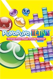 Box cover for Puyo Puyo Tetris on the Microsoft Windows.