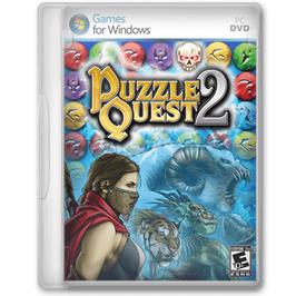 Box cover for Puzzle Quest 2 on the Microsoft Windows.
