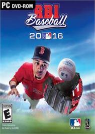 Box cover for R.B.I. Baseball 16 on the Microsoft Windows.