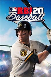 Box cover for R.B.I. Baseball 20 on the Microsoft Windows.