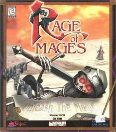 Box cover for Rage of Mages on the Microsoft Windows.