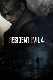 Box cover for Resident Evil 4 on the Microsoft Windows.
