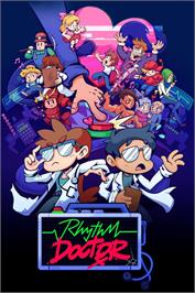 Box cover for Rhythm Doctor on the Microsoft Windows.