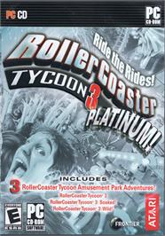 Box cover for RollerCoaster Tycoon 3 - Platinum! on the Microsoft Windows.