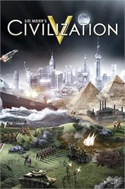 Box cover for Sid Meier's Civilization V on the Microsoft Windows.