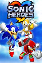 Box cover for Sonic Heroes on the Microsoft Windows.
