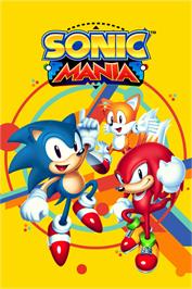 Box cover for Sonic Mania on the Microsoft Windows.