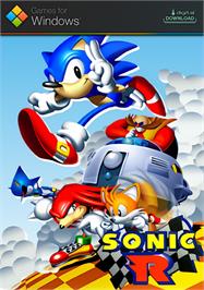 Box cover for Sonic R on the Microsoft Windows.