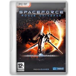 Box cover for SpaceForce Rogue Universe on the Microsoft Windows.