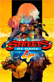 Box cover for Streets of Rage 4 on the Microsoft Windows.