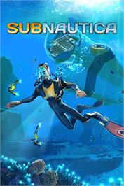 Box cover for Subnautica on the Microsoft Windows.