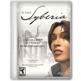 Box cover for Syberia on the Microsoft Windows.