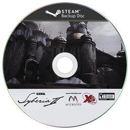 Box cover for Syberia 2 on the Microsoft Windows.