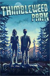 Box cover for Thimbleweed Park on the Microsoft Windows.