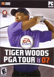 Box cover for Tiger Woods PGA Tour 07 on the Microsoft Windows.