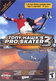 Box cover for Tony Hawk's Pro Skater 3 on the Microsoft Windows.