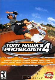 Box cover for Tony Hawk's Pro Skater 4 on the Microsoft Windows.