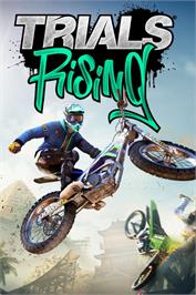 Box cover for Trials Rising on the Microsoft Windows.