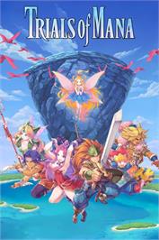 Box cover for Trials of Mana on the Microsoft Windows.