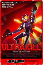 Box cover for Ultrakill on the Microsoft Windows.