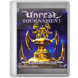 Box cover for Unreal Tournament on the Microsoft Windows.