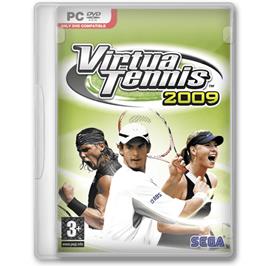 Box cover for Virtua Tennis 2009 on the Microsoft Windows.