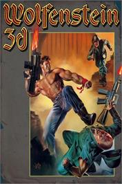 Box cover for Wolfenstein 3d on the Microsoft Windows.