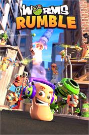 Box cover for Worms Rumble on the Microsoft Windows.