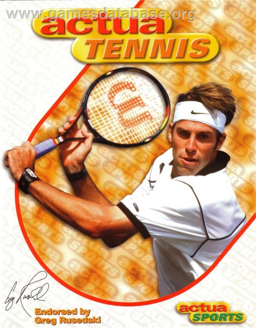 Actua Tennis - Microsoft Windows - Artwork - Box