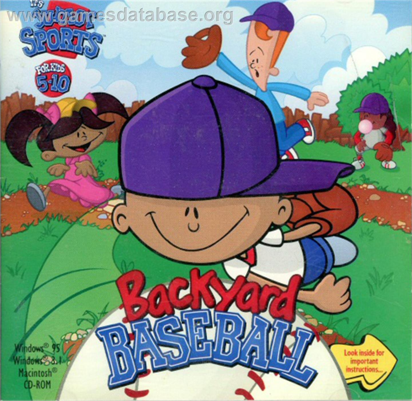 Backyard Baseball - Microsoft Windows - Artwork - Box