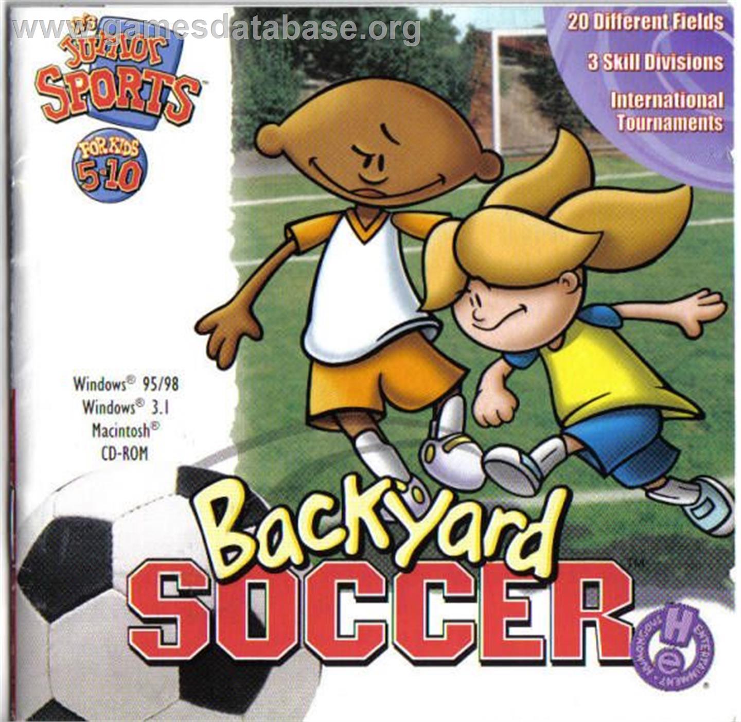 Backyard Soccer - Microsoft Windows - Artwork - Box