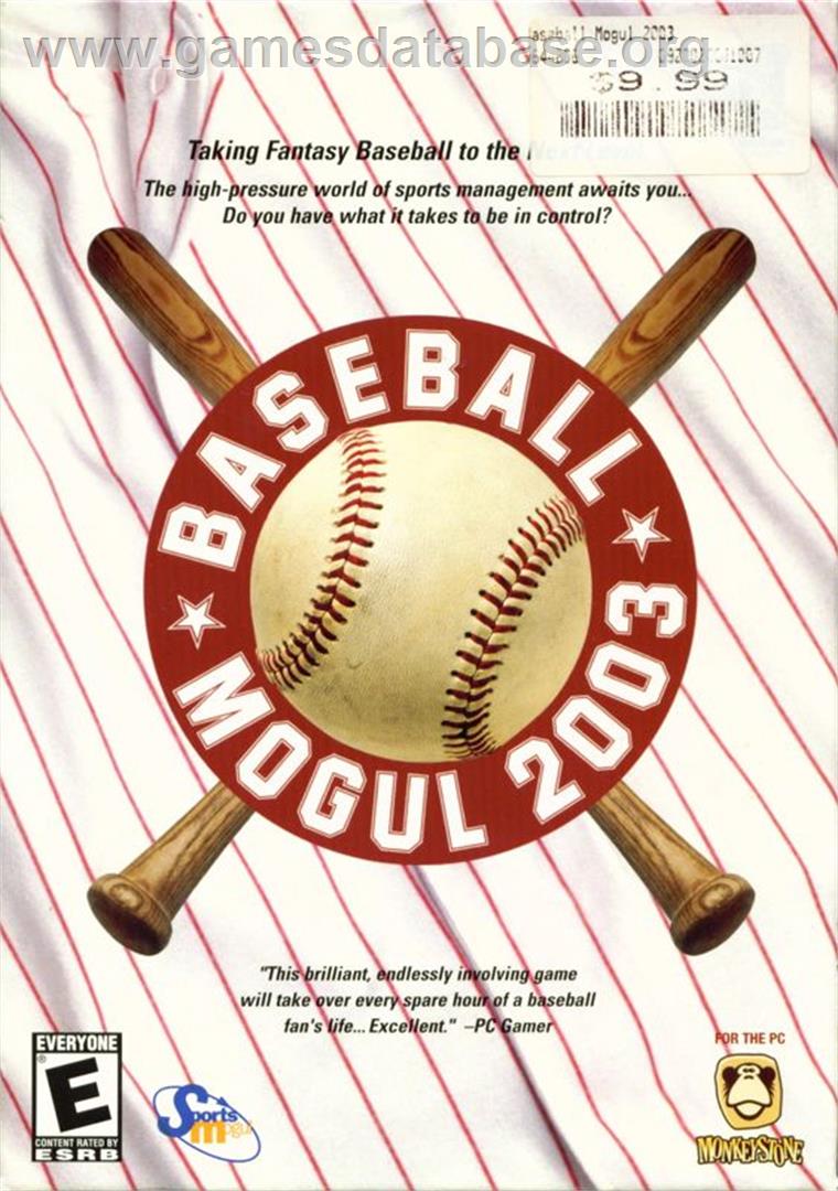 Baseball Mogul 2003 - Microsoft Windows - Artwork - Box