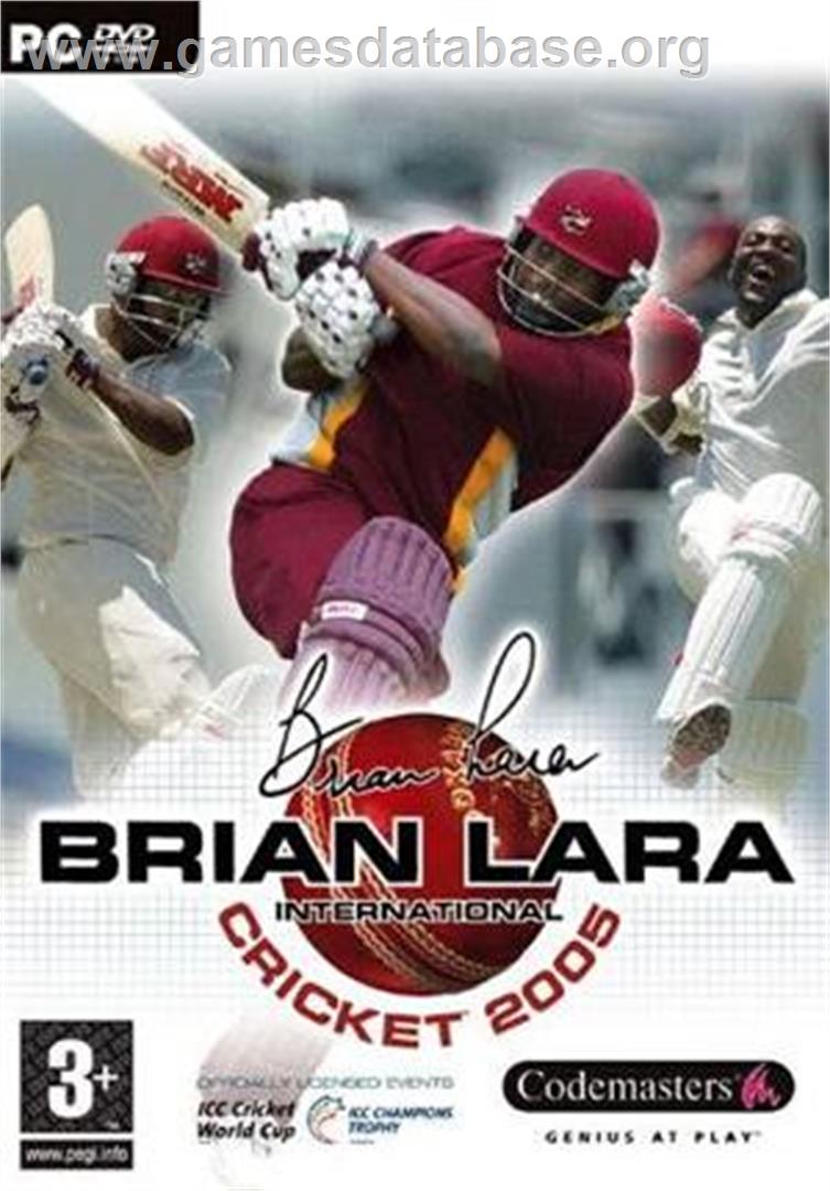 Brian Lara International Cricket 2005 - Microsoft Windows - Artwork - Box