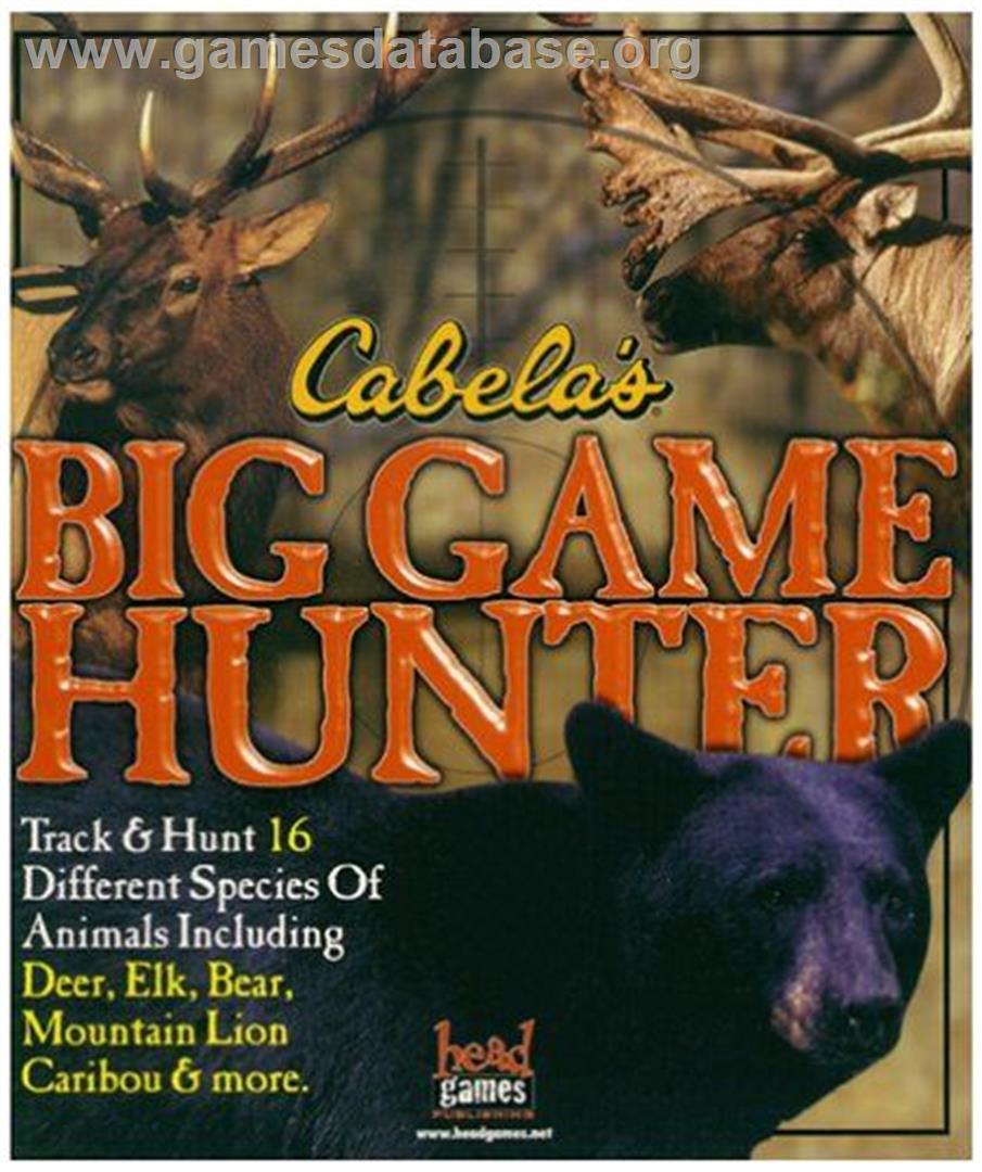 Cabela's Big Game Hunter - Microsoft Windows - Artwork - Box