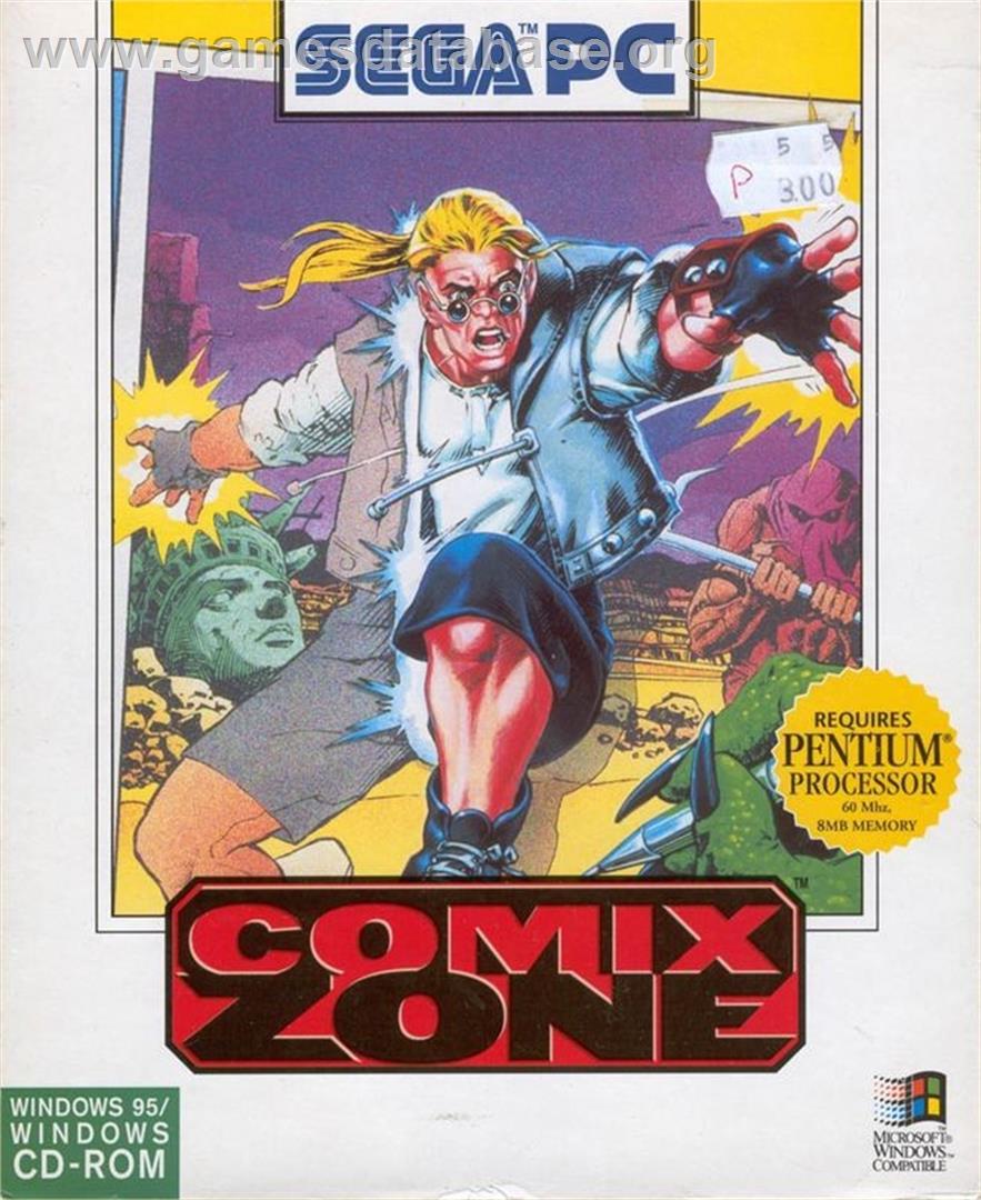 Comix Zone - Microsoft Windows - Artwork - Box