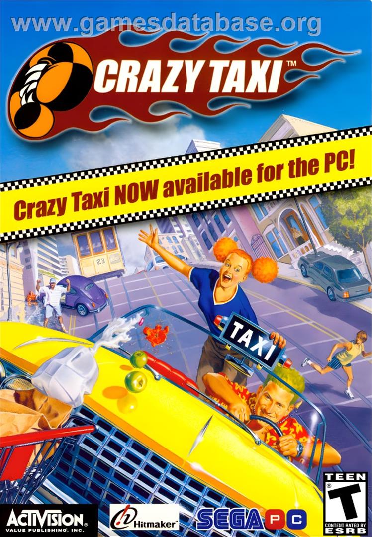 Crazy Taxi - Microsoft Windows - Artwork - Box