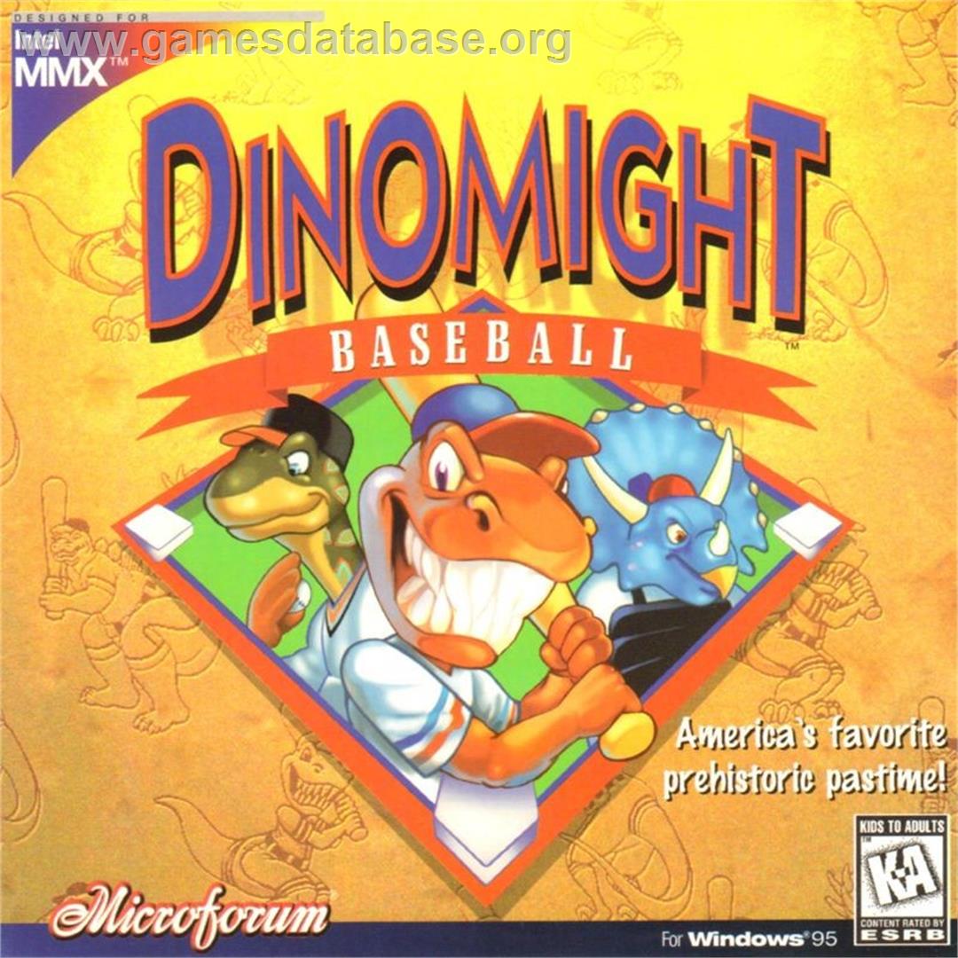 DinoMight Baseball - Microsoft Windows - Artwork - Box