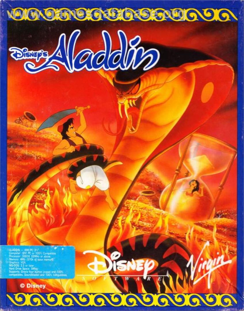 Disney's Aladdin - Microsoft Windows - Artwork - Box